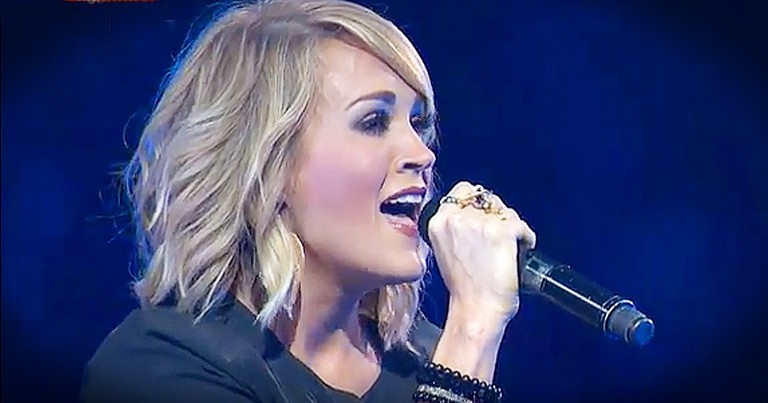 Carrie Underwood Sings 'Something In The Water' At Christian Conference
