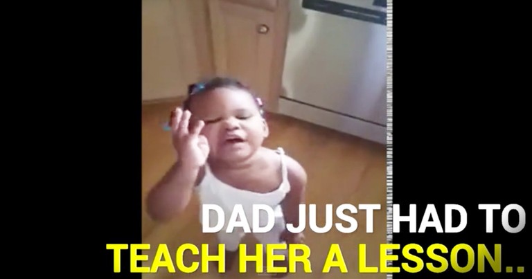Dad Confronts His Daughter About A Missing Cupcake And It Leads To An Adorable Chase