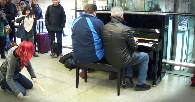 Three Strangers Sat Down At A Piano And Created The Most Amazing Boogie Woogie