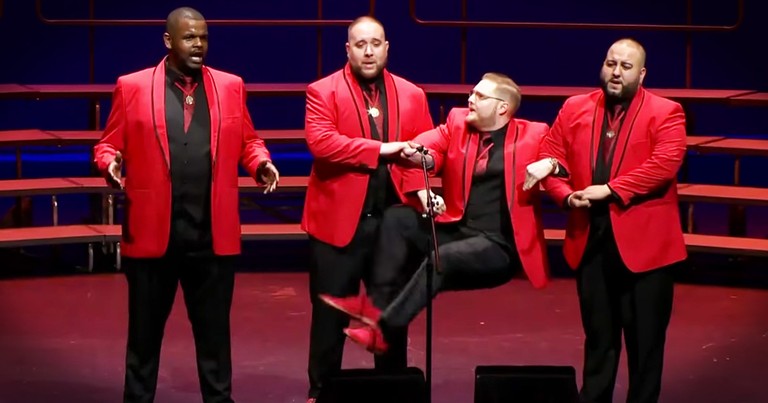 Don't Miss This Hilarious And Incredibly Impressive Barbershop Cover Of 'Duke Of Earl'
