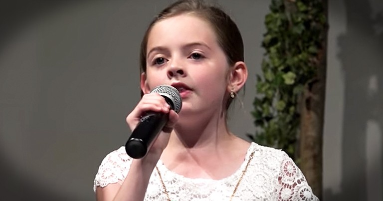 Young Girl Praises The Lord With Easter 'Hallelujah' And What An Angelic Voice
