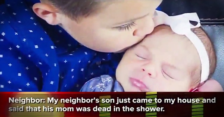 Heroic 5-Year-Old Saves Baby Sister After Thinking His Mom Died