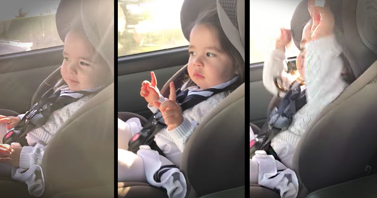 Little Girl Waiting For Her Favorite Part of the Song Is Too Cute