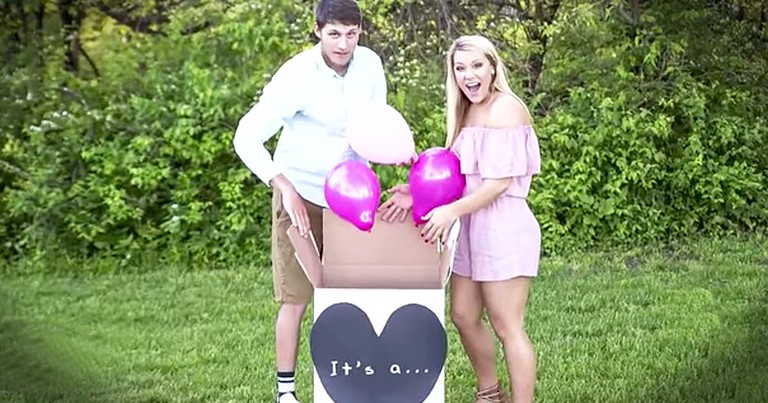 Gender Reveal Photoshoot Has Adorable And Hilarious Twist At The End