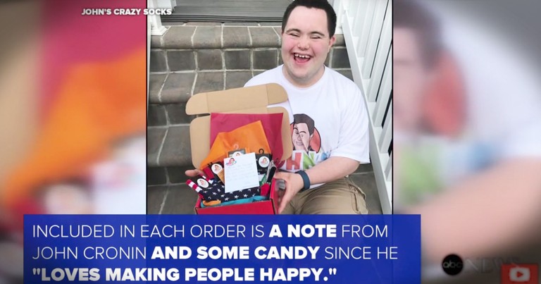 Young Man With Down Syndrome Is Spreading Smiles With His Wacky Socks