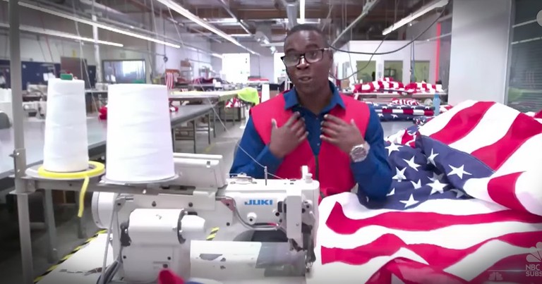 Man Makes Flags To Honor His Late Veteran Father