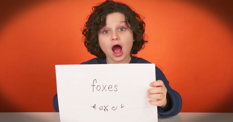 Kids Adorably Attempt To Write In Cursive