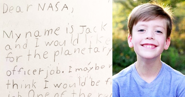 9-Year-Old Boy Applies For NASA Job With Creative Letter