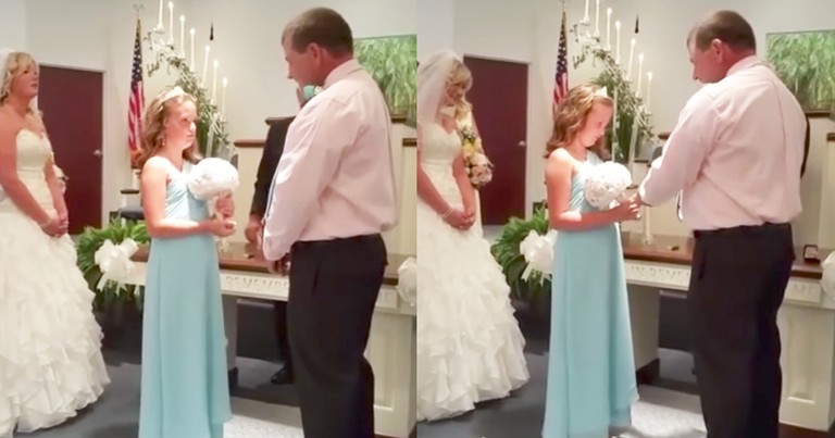 Groom Surprises Stepdaughter With Heartfelt Vows During Wedding