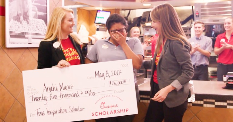 Deserving High School Student Receives Chick-Fil-A College Scholarship