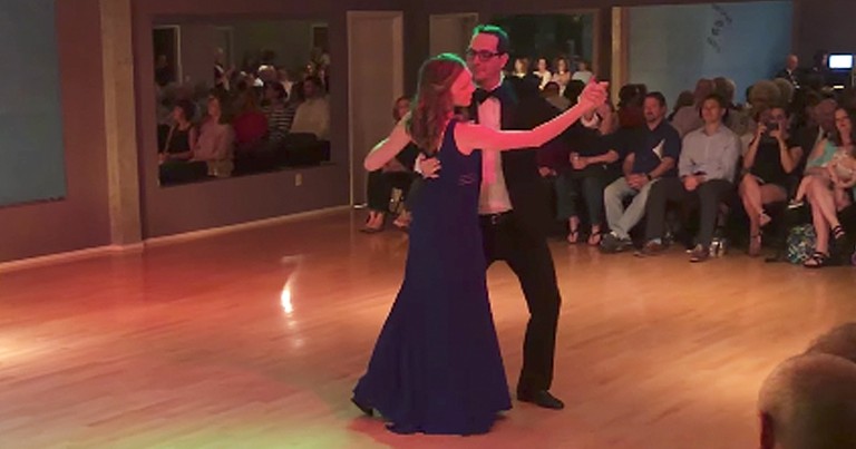 Couple's Beautiful Waltz Turns Into Epic Marriage Proposal