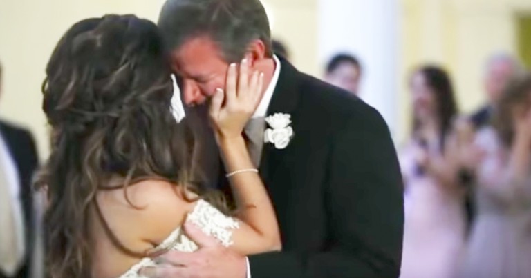 Dad Breaks Down In Tears During Father-Daughter Dance Surprise