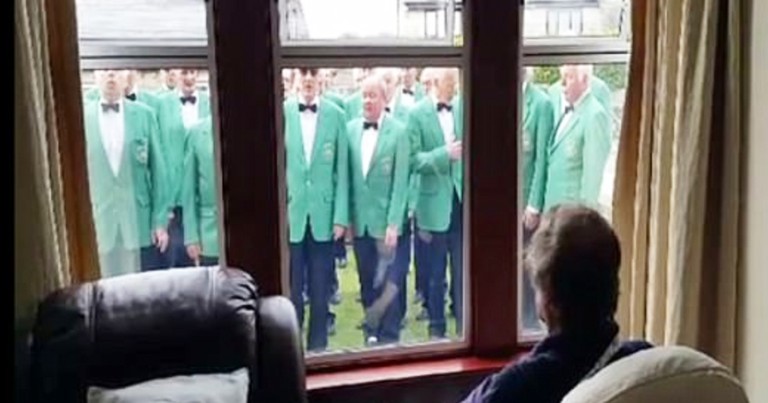 Mens Choir Grants Dying Member's Wish With Heartfelt Surprise Performance