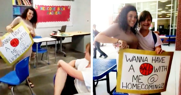 Kind High School Senior Asks Boy With Down Syndrome To Dance