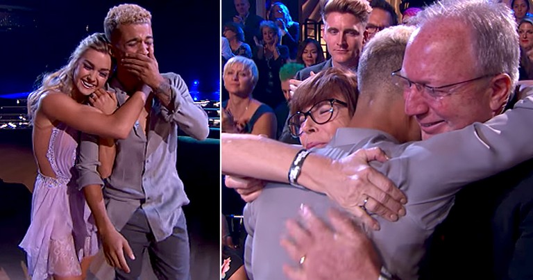 Super Star Shares His Emotional Adoption Story Through Dance On DWTS