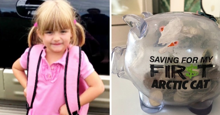 Loving 5-Year-Old Little Girl Empties Piggy Bank To Help Classmate In Need