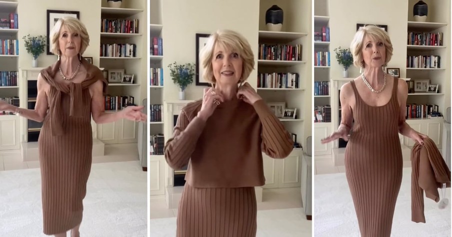 Gorgeous Grandma Dons Sleeveless Dress and Then Trolls Tear into Her in the Comments