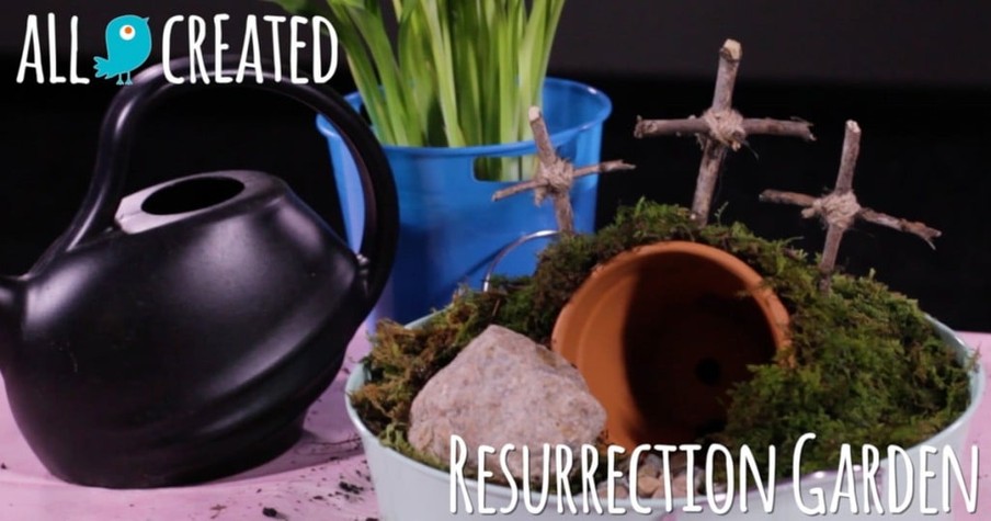 This Easter Garden Is a Perfect Way To Teach Kids About Jesus