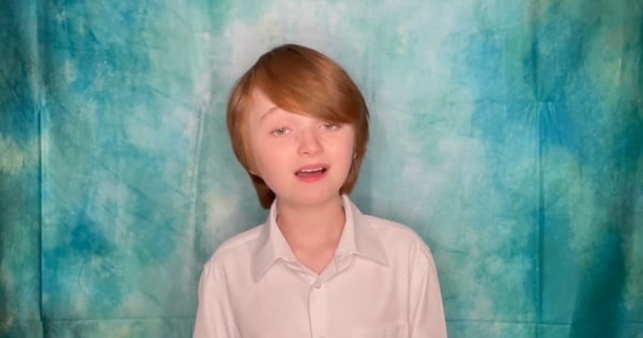 Amazing 12-Year-Old Singer Performs Stunning A Cappella Version Of 'How Great Thou Art'