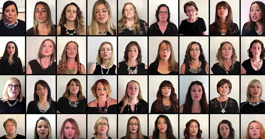 36 Voices Come Together Beautifully In A 'Virtual' Performance Of 'Down To The River To Pray'