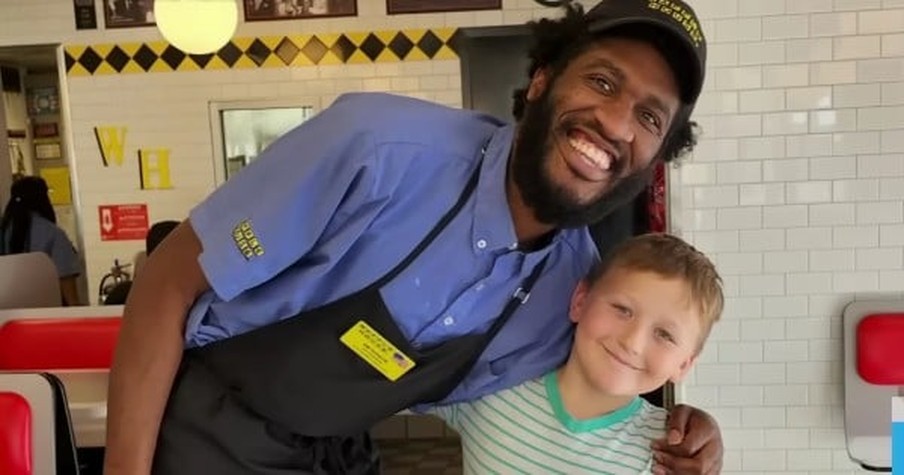 8-Year-Old Learns His Favorite Waiter At Waffle House Is Struggling, So He Raises Over $100k