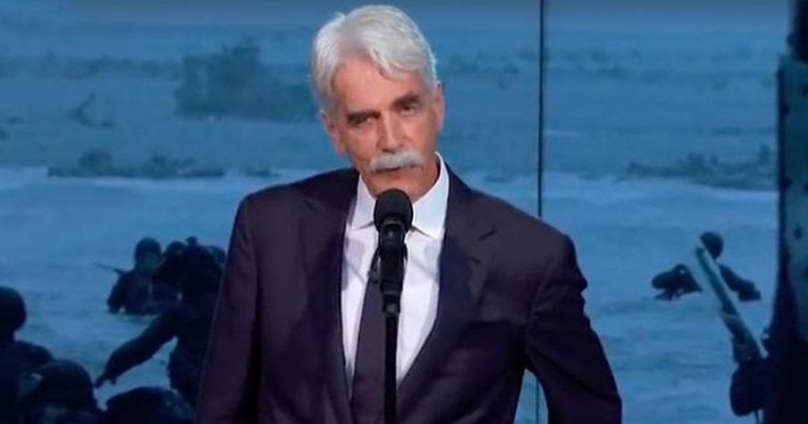 Actor Sam Elliott with a D-Day Speech to Remember: The True Story of an American Hero