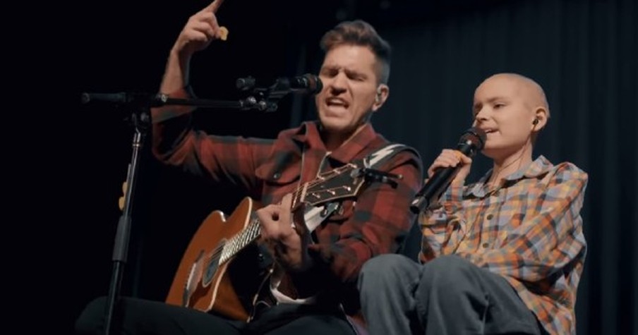 Kid Fighting For His Life Belts Out 'Don't Give Up On Me' With Andy Grammer And It's Powerful