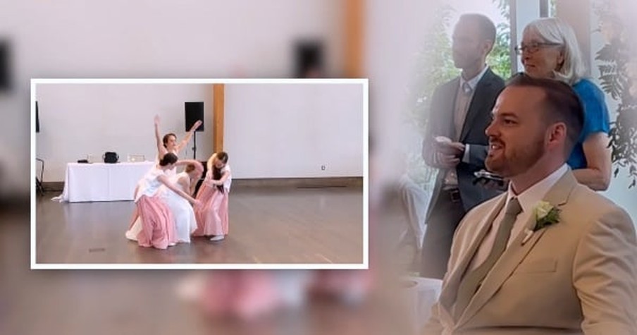 Bride Surprises Groom At Wedding With A Stunning Dance To 'Goodness Of God'