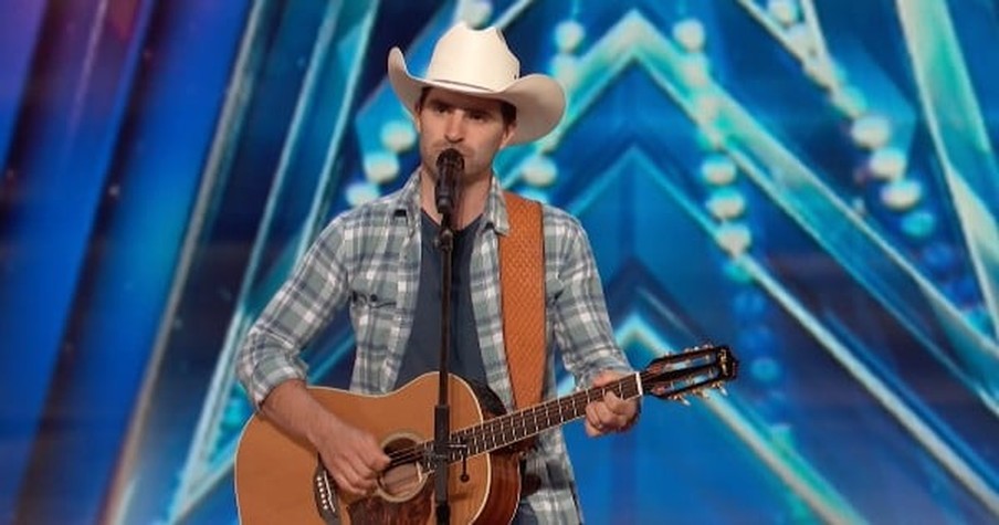 Country Singer Mitch Rossell on AGT Brings the Tears with Original Song for Late Father