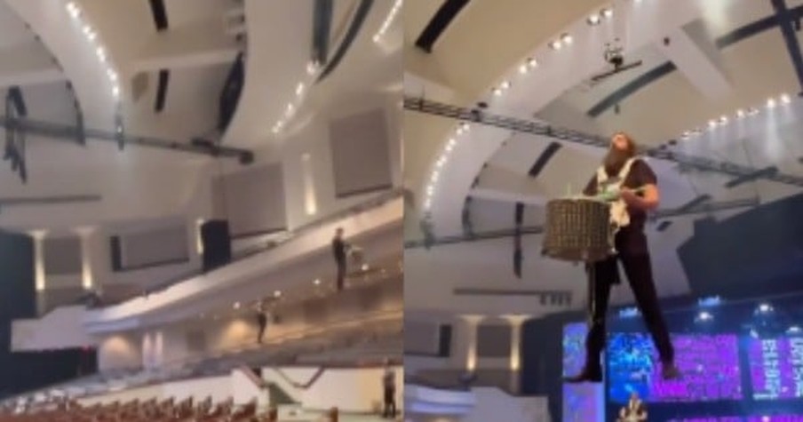 Flying Drummers In Church Go Viral And Spread Christmas Cheer All Over