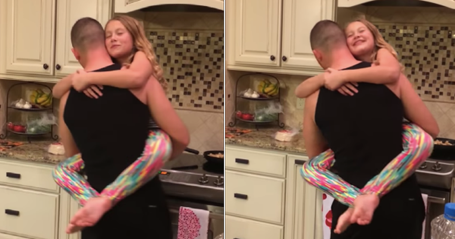 Wife Walks In On Father-Daughter Slow Dance Before Breakfast And Immediately Hits Record