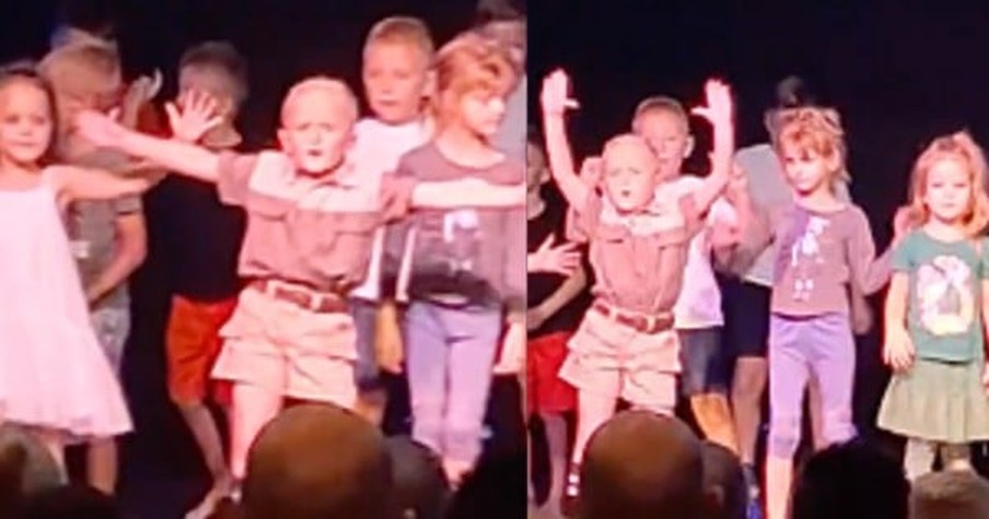 Little Boy Cuts Loose and Completely Steals the Show Dancing at School's Year-End Concert