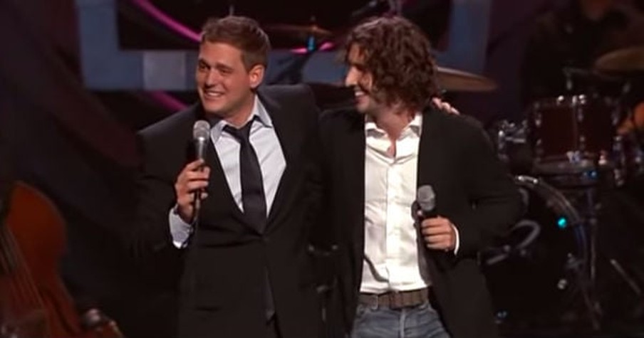 Josh Groban And Michael Buble Take Turns Impersonating One Another And It's Priceless