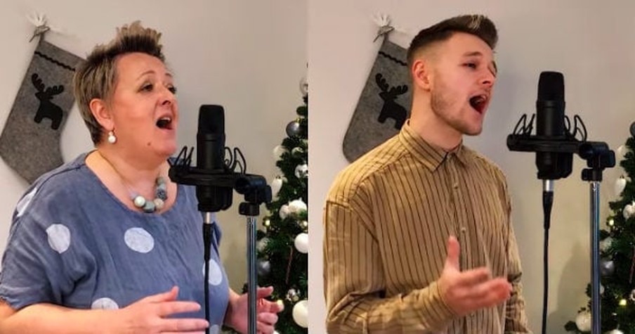 Mother and Son Sing a 'Have Yourself a Merry Little Christmas' Duet Sure to Brighten the Season