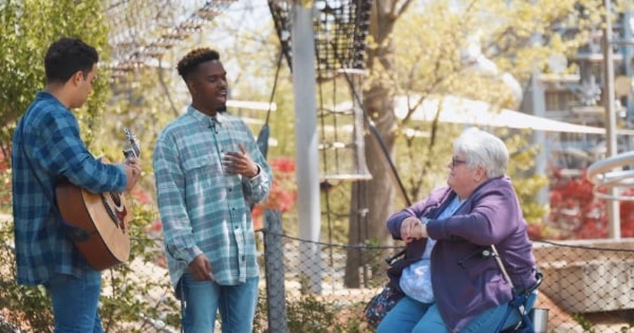 Strangers at the Park Get Surprise Serenade and Acts of Kindness by DeWayne Crocker Jr.