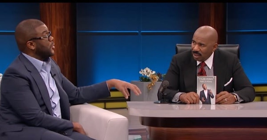 Christian Celebrities Tyler Perry and Steve Harvey Sit Down and Talk About the Importance of Faith