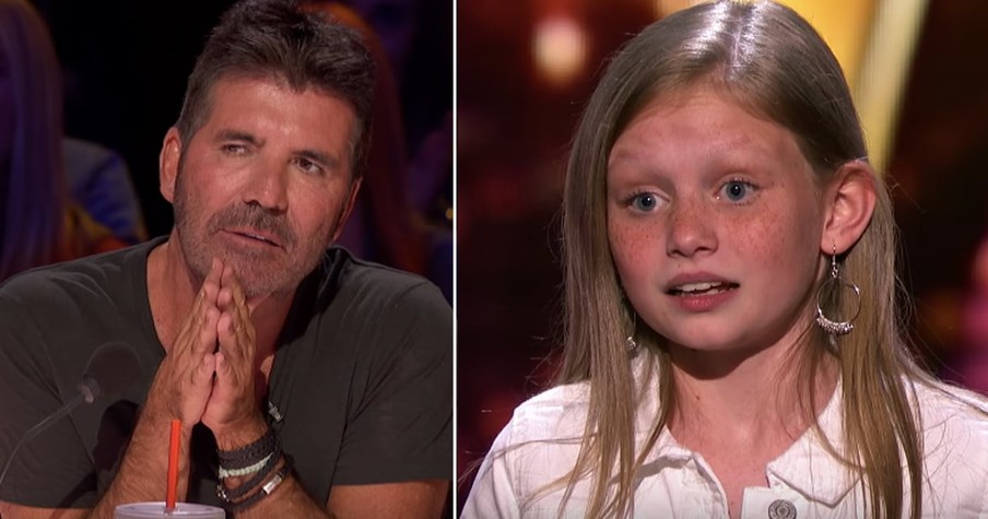 Ansley Burns Gets Stopped By Simon For A Second Time On AGT