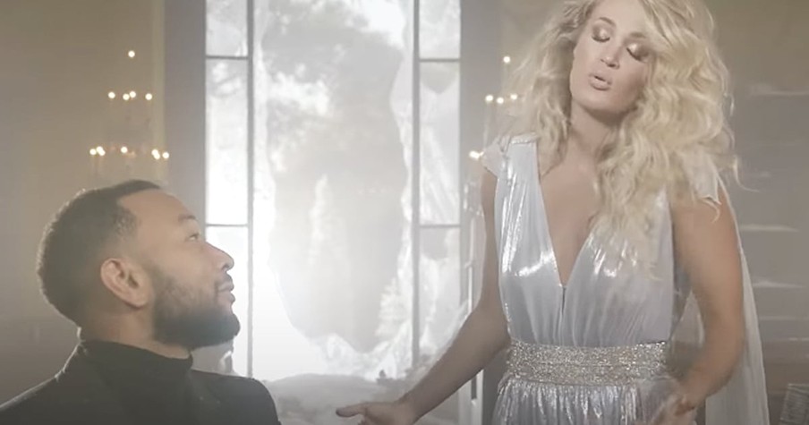 John Legend Teams Up With Carrie Underwood Singing 'Hallelujah' In A Stunning Christmas Duet