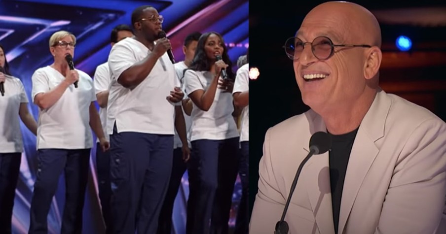 Choir Of Nurses On America's Got Talent Stun With Powerful Rendition Of 'Lean on Me'