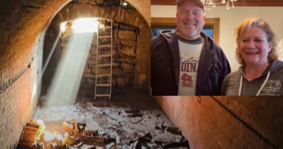 Their Sidewalk Started Crumbling And Revealed A 19th-Century Hidden Tunnel Under Their Home