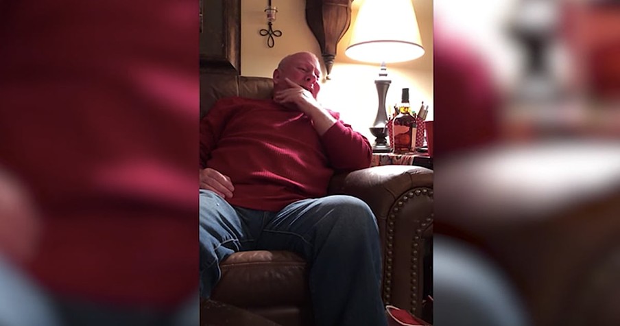 Granddaughter Surprises Grandpa With His Original Song