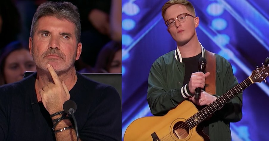 Simon Cowell Gives Tense Singer Lamont Landers A Second Chance To Audition