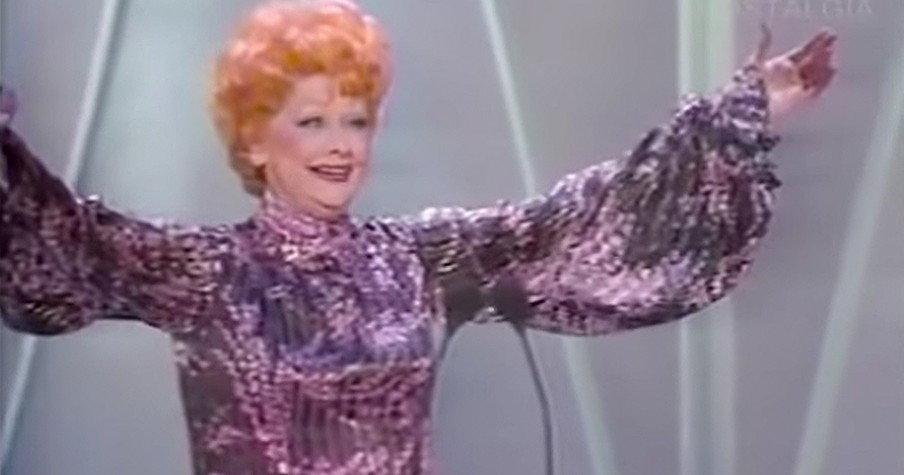 Lucille Ball Receives Standing Ovation At Emmy Awards And Is Moved To Tears