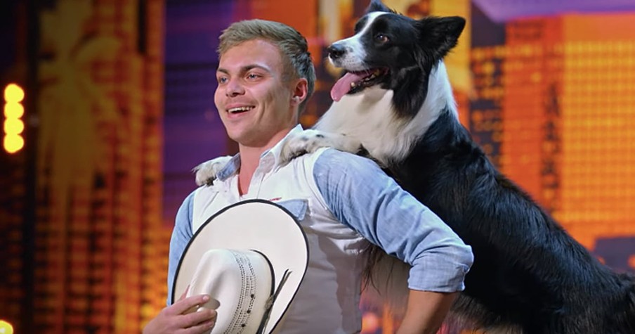 Talented Dog And Trainer Show Off Their Moves With A 'Footloose' Routine On AGT