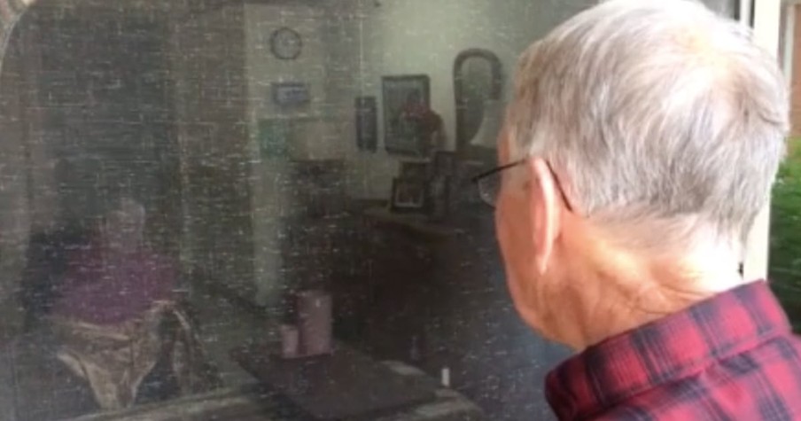 Devoted Man Sings To His Wife Through The Nursing Home Window Each And Every Day