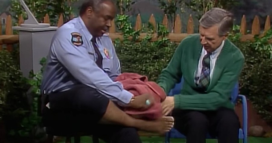 Classic Mister Rogers Neighborhood Video Clip With Officer Clemmons Gets Even More Powerful