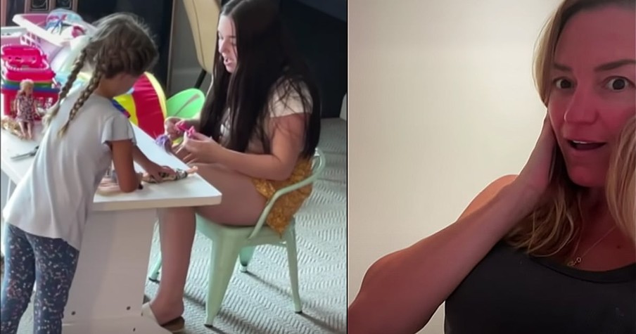 Mom Overhears Babysitter Singing Little Mermaid And Starts Recording With Her Camera