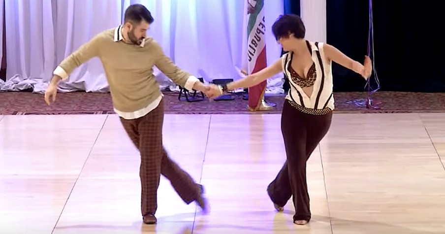 Swing Dance Partners Earn First Place With Their Rockin' Routine