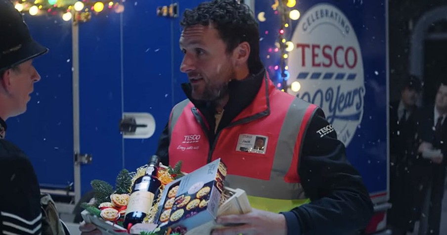 Supermarket Christmas Ad Time Travels to Bring Joy