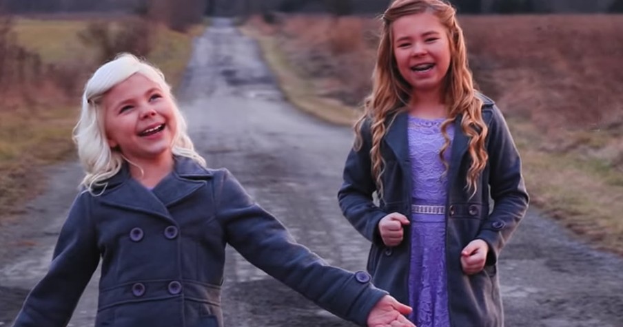 'Thank God I Am Free' Sung By These 2 Sweet Sisters Makes For Some Powerful Worship